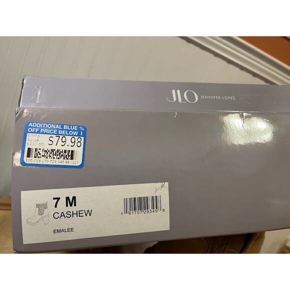 JLO Jennifer Lopez Emalee Chelsea Ankle Boots, Cashew Tan, Size 7M – New in Box - Picture 4 of 7